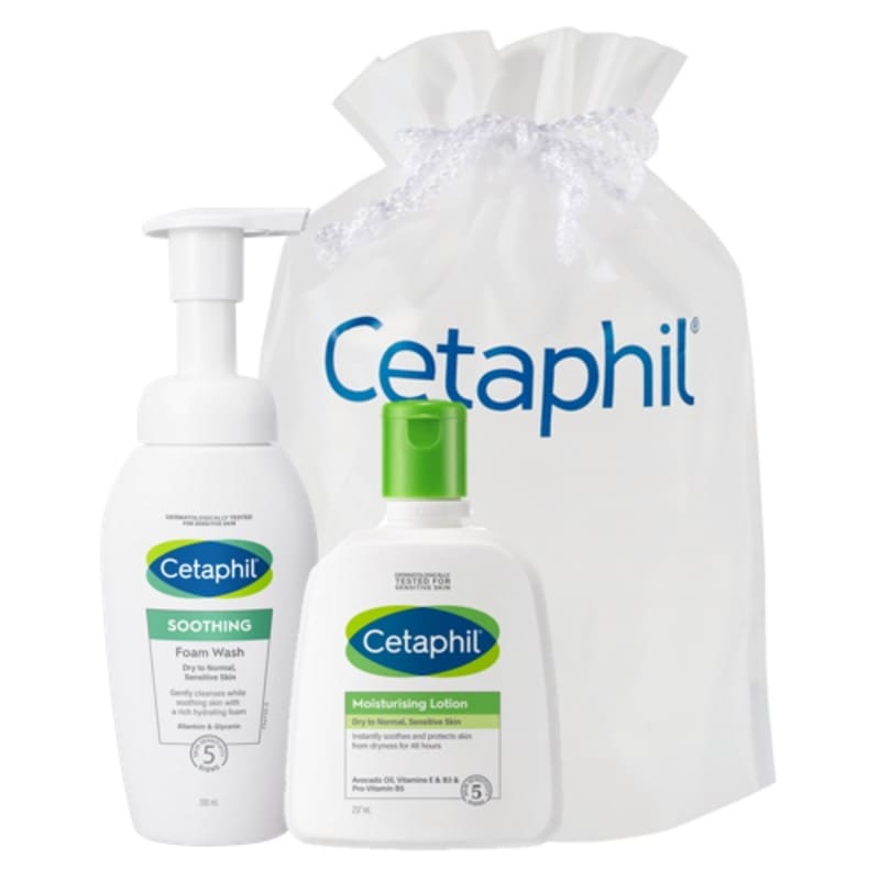 スージングフォームクレンジング 200mL + ローション 237mL + ポーチセット