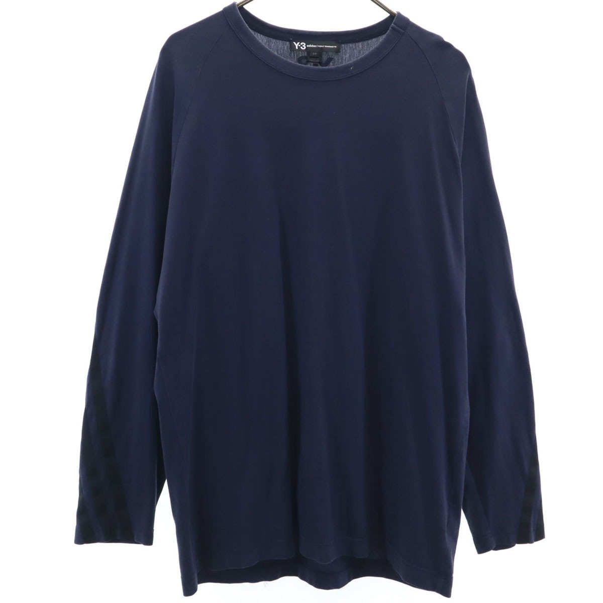 長袖 Tシャツ S ネイビー adidas×YOHJI YAMAMOTO メンズ 古着