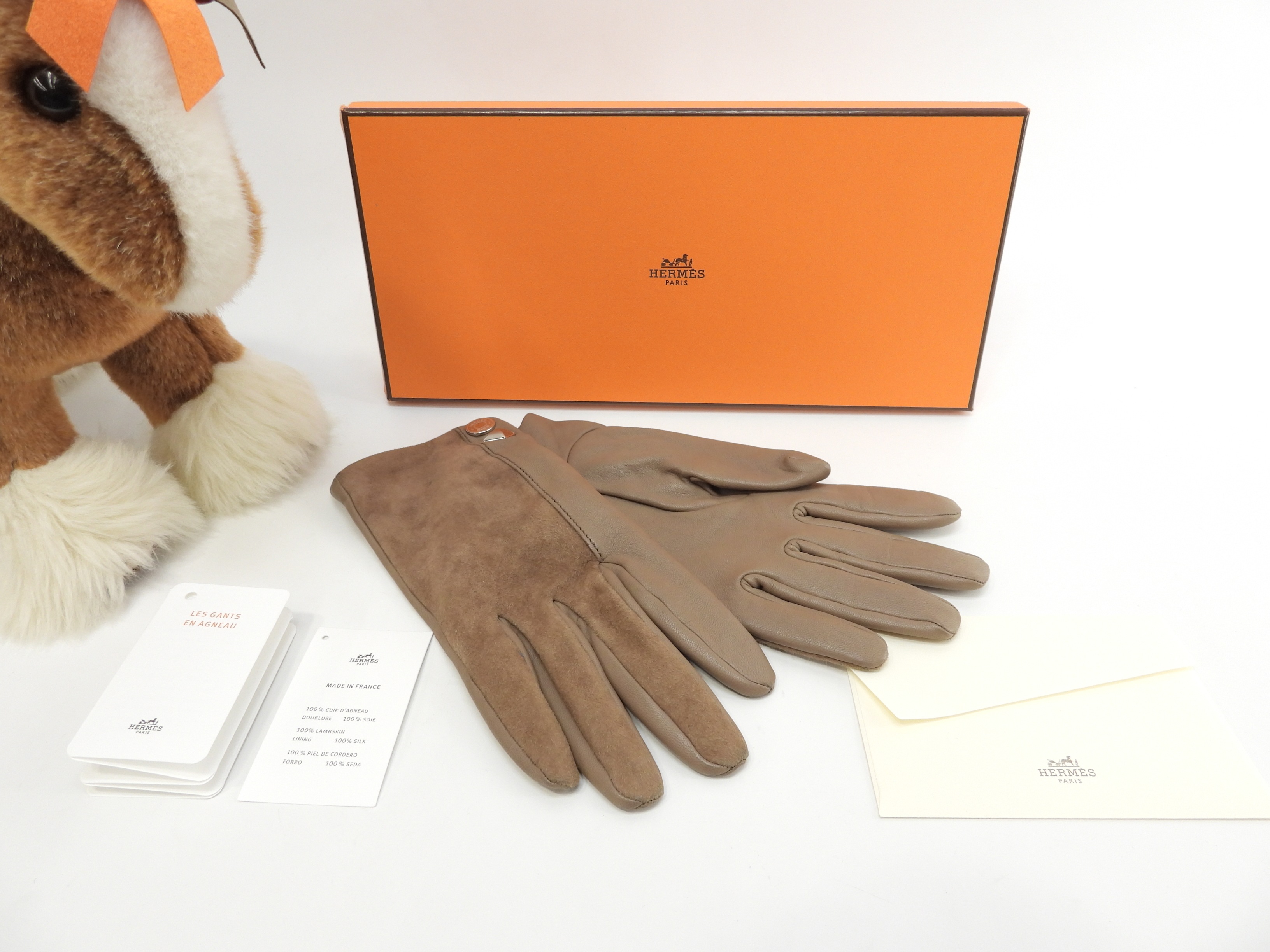 グローブ ラム/スウェード エタン レディース 手袋 ガンツ メドール セリエ@ 1