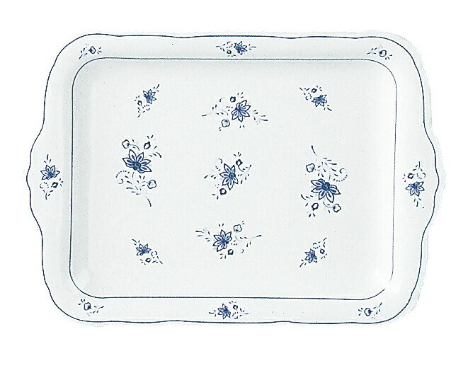 （まとめ買い）メラミン洋食器 ビューティフラワー 角皿10インチ BF-20 [x3]