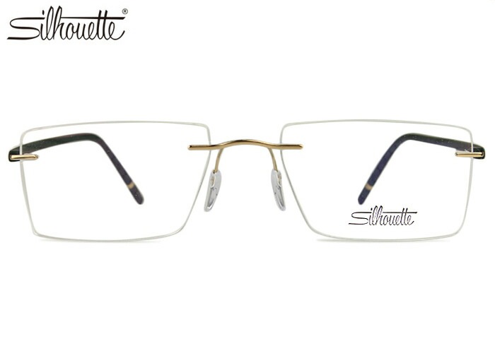 シルエット Silhouette 5567 7630 ザウェーブ THE WAVE ゴールド / ブラック MB 眼鏡 リムレス オーストリア製 フォックス ツーポイント 記憶形状 チタン