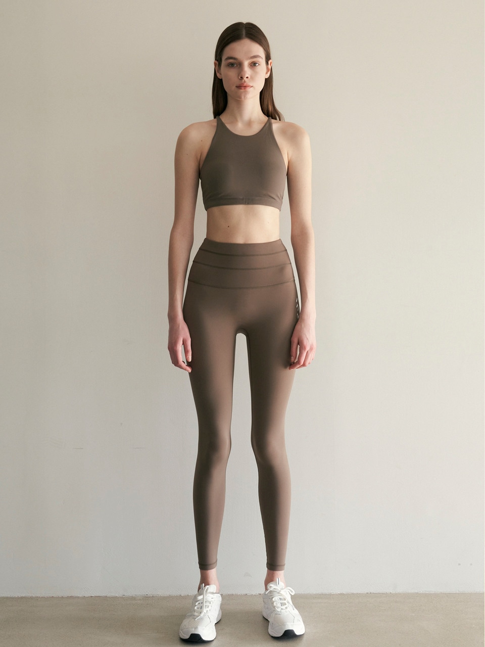 INJIACTIVE コグニティブシグネチャーベリーレギンスパート9 コーヒービーン