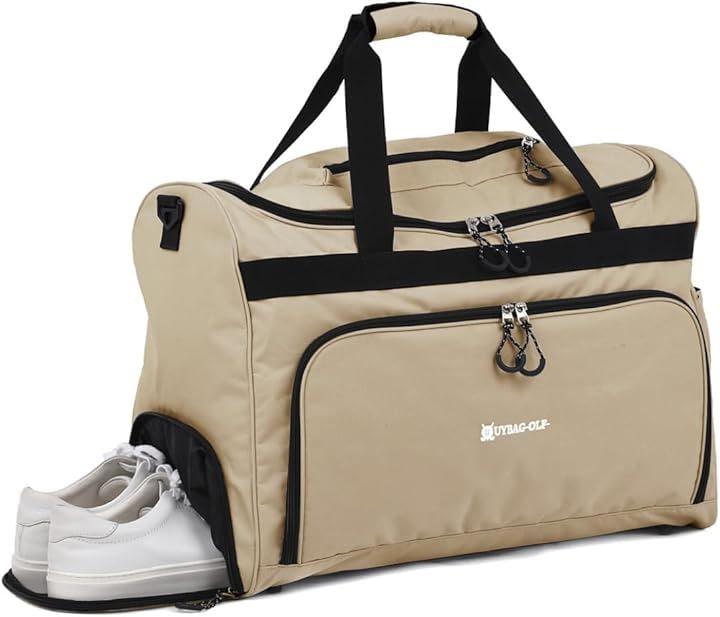 ゴルフも旅行もこれ一つ ボストンバッグ メンズ 53L ゴルフバッグ スポーツバッグ uy26(02.コヨーテ)