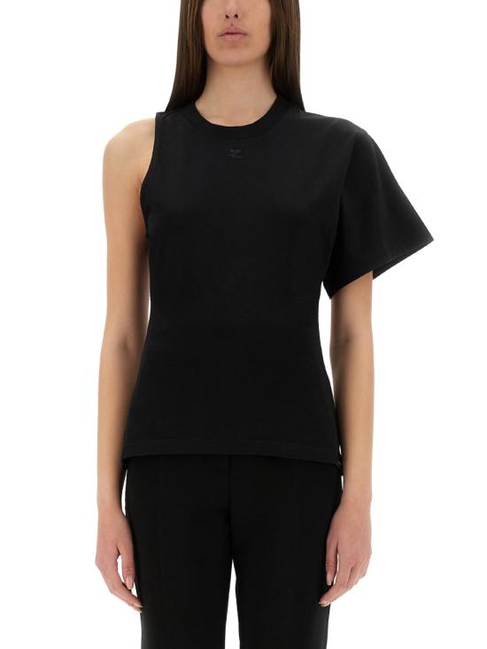 COURREGES Women Tops 225JTS201 JS01079999 BLACK
