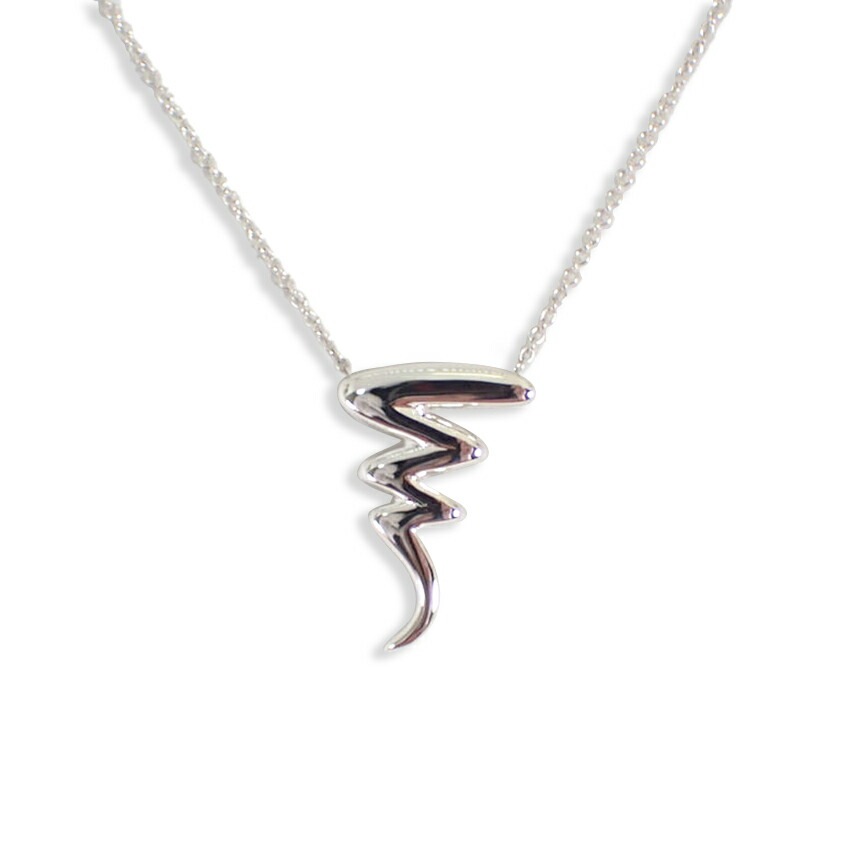 【中古】TIFFANY/ティファニー 925 スクリブル ペンダント/ネックレス[g395-22]