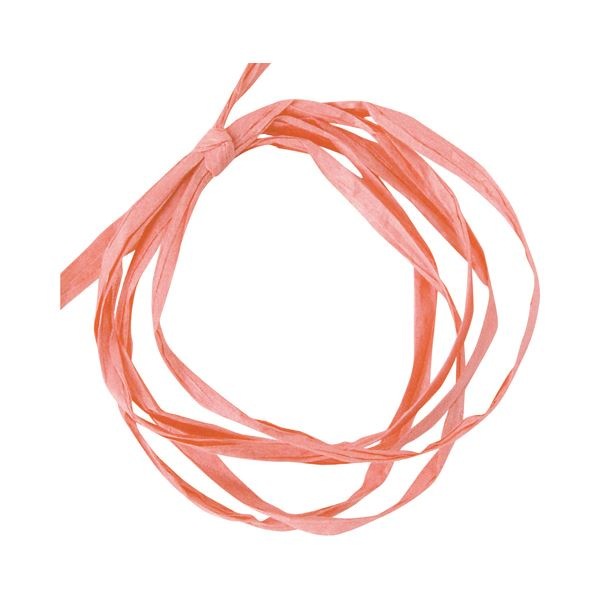 （まとめ） ヘッズ ペーパーラフィア 5mmx50mピンク PR-PI 1巻 [x30セット]