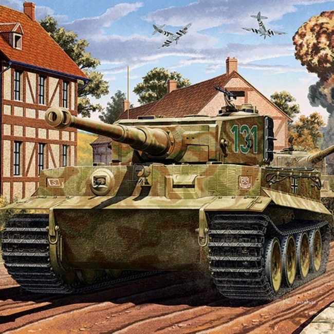 [1/35スケール] GERMAN TIGER-1 [Ver.]. MID), アカデミープラモデル #T13287