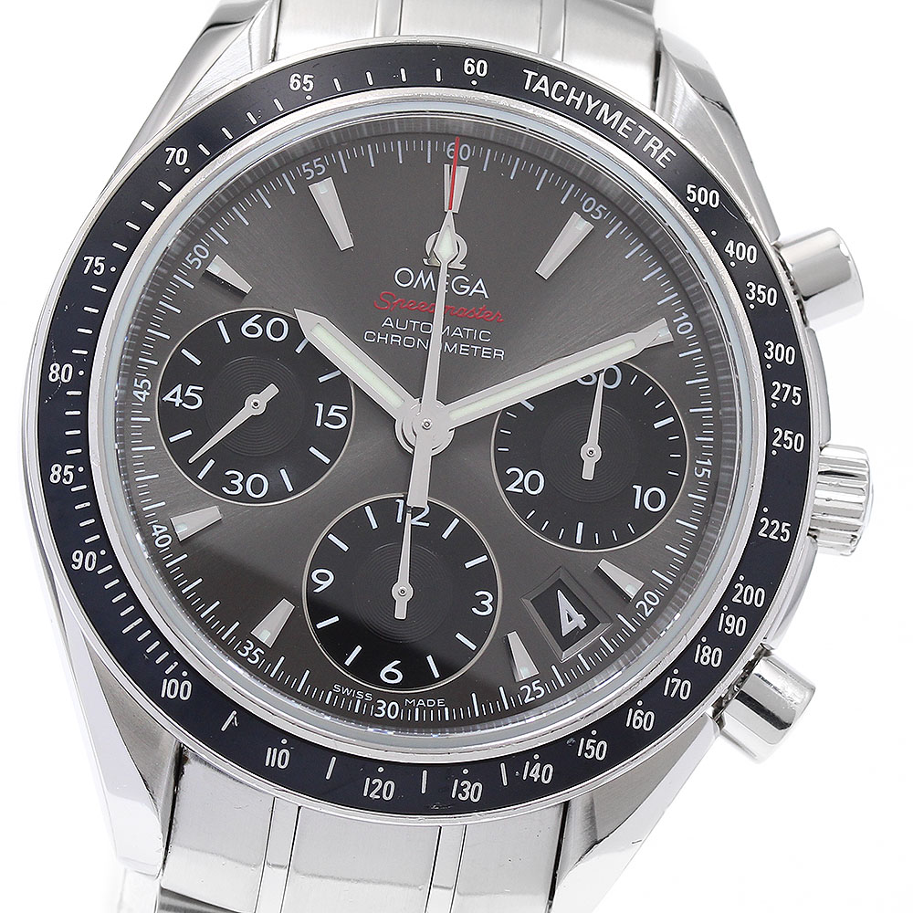 オメガ OMEGA 323.30.40.40.06.001 スピードマスター デイト クロノグラフ 自動巻き メンズ _895583【中古】