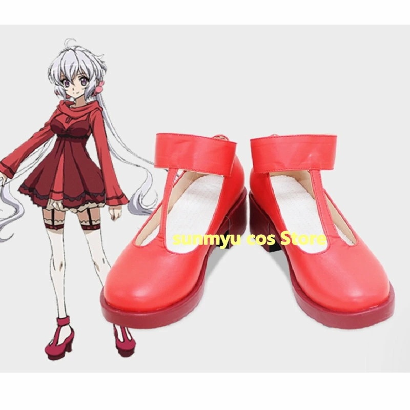 戦姫絶唱シンフォギア 雪音クリス ブーツ コスプレ靴
