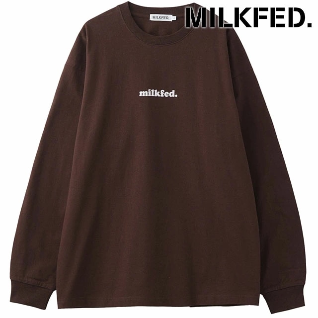 クーパーロゴ ワイドロングスリーブTシャツ [103253011007] COOPER LOGO WIDE L/S TEE レディース トップス 長袖 定番 ゆったり BROWN 正規取扱店