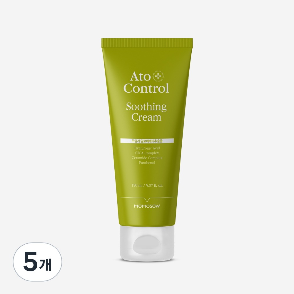 モモソウ アトコントロール スージング クリーム / 鎮静 高濃縮 超臨界 アロエシカ ヒアルロン酸150ml5個 10,110円
