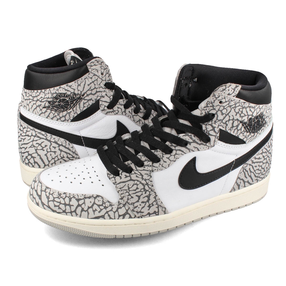 AIR JORDAN 1 RETRO HIGH OG TECH GREY/MUSLIN/WHITE/BLACK 【ELEPHANT】