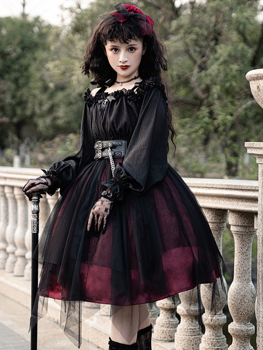 ロリータ 洋服 コスプレ ワンピース 長袖 かわいい スカート 日常 ハロウィン 7,829円