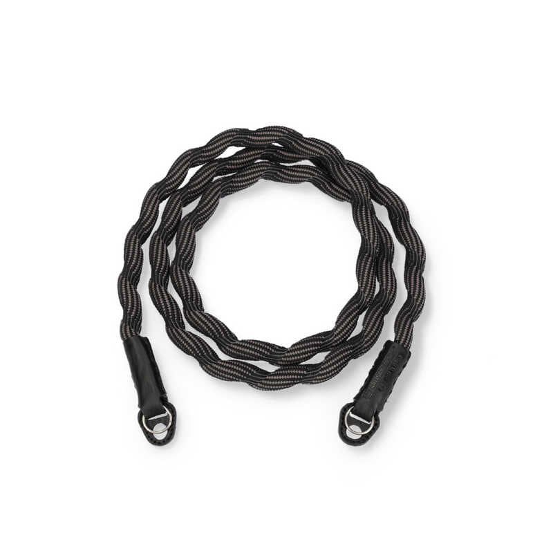 アルティザン＆アーティスト　スパイラルコードストラップ スタンダード(ショルダーストラップタイプ) ARTISAN＆ARTIST＊ ブラック×グレー　ACAM708BKGY