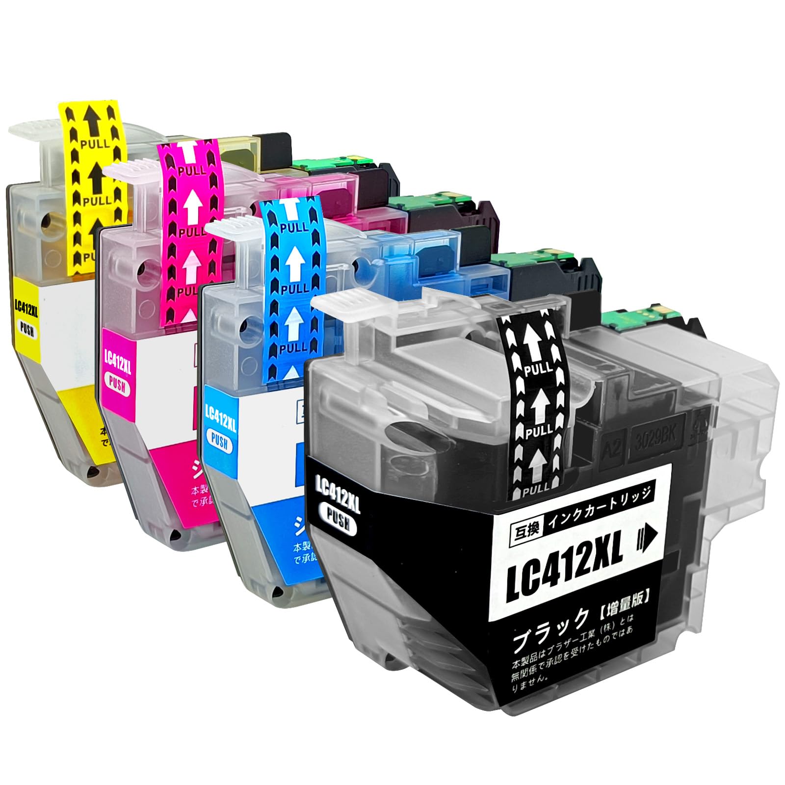 (まとめ)ワールドビジネスサプライ 〔Luna Life〕 ブラザー用 互換インクカートリッジ LC12-4PK ブラック1本おまけ付き 5本パック LN BR12/4P BK+1〔×3セット〕 まとめ)ワールドビジネスサプライ 〔Luna Life〕 ブラザー用 互換