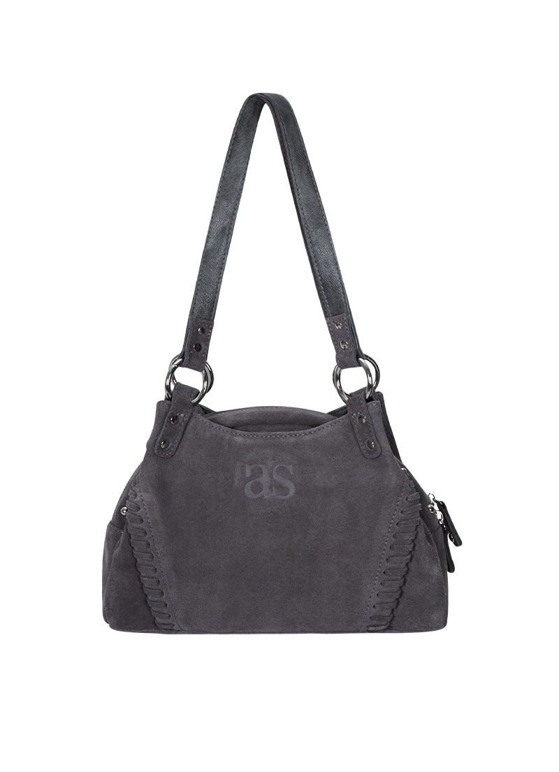 【AS"ON】 BONITA MINI BAG / SUEDE CHARCOAL 正規品
