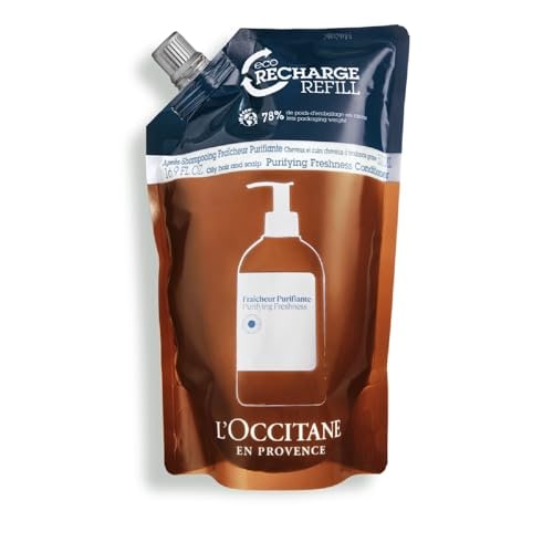 ロクシタン(LOCCITANE) ピュアフレッシュ コンディショナー(レフィル) 500mL クール ひんやり 詰め替え 女性用 男性用 人気 スカルプケア ファイブハーブス ピュアフレッシュネスシ