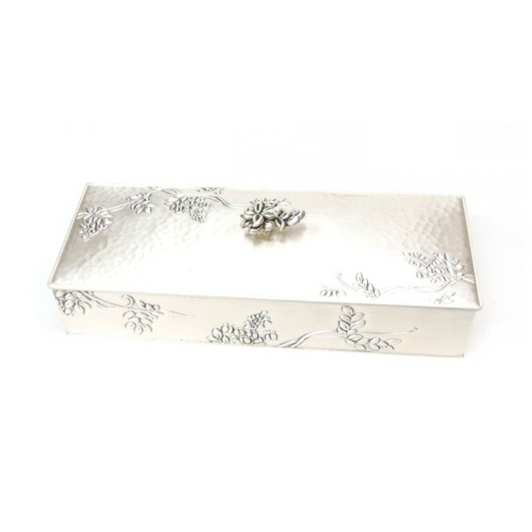 小物入れ ふた付きｹｰｽ /ｼﾙﾊﾞｰ/SV990 中古(55418)