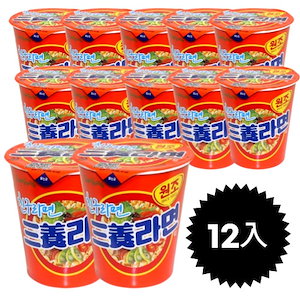 三養ラーメン 小カップ 65g x 12入