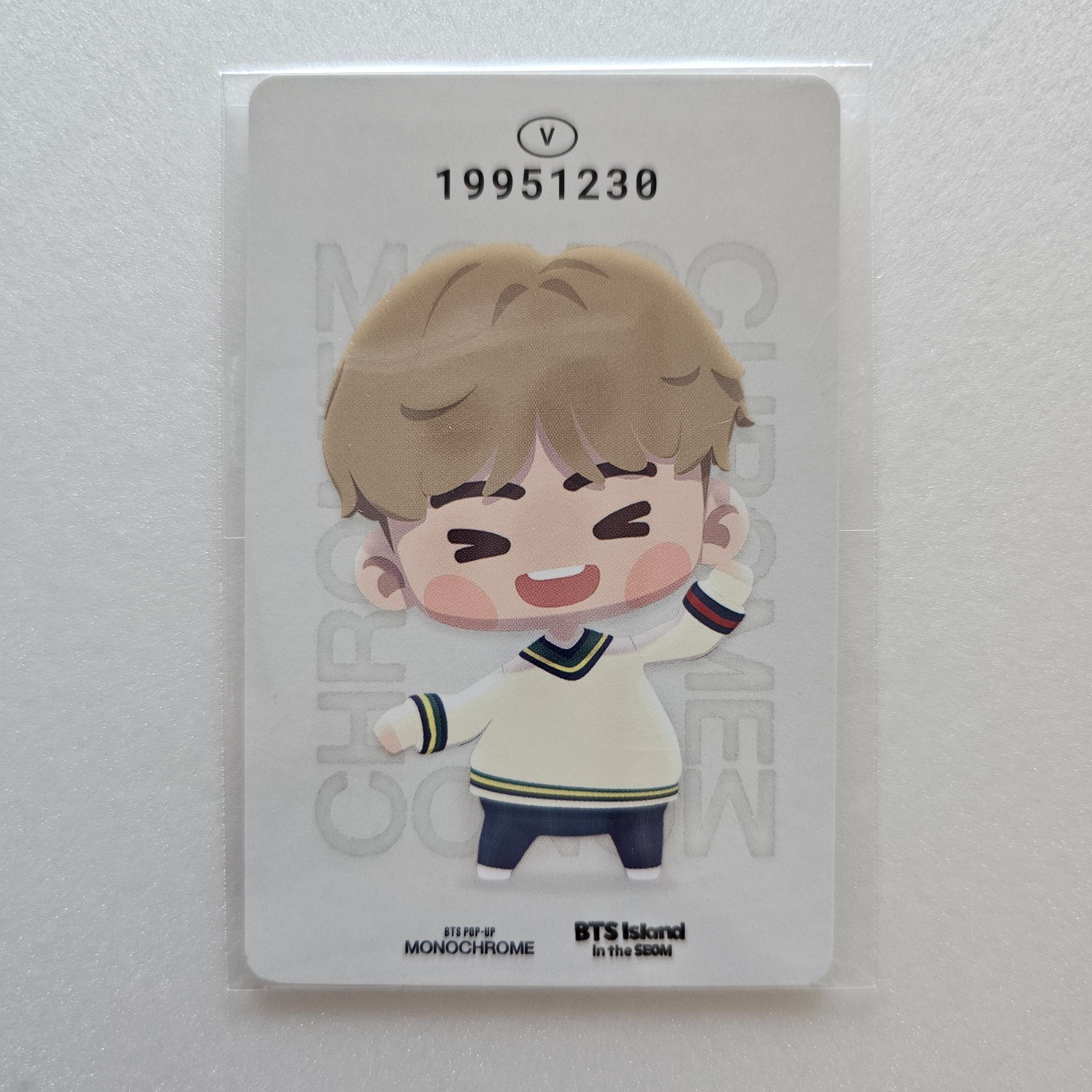 [公式] BTS POP-UP [MONOCHROME] Promotional BTS ISLAND IN THE SEOM REWARD COUPON