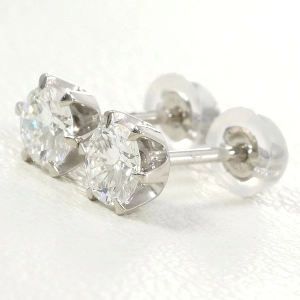 PT900 プラチナ ピアス ダイヤ 0.314 VVS2 0.310 鑑定書 ジュエリー 中古