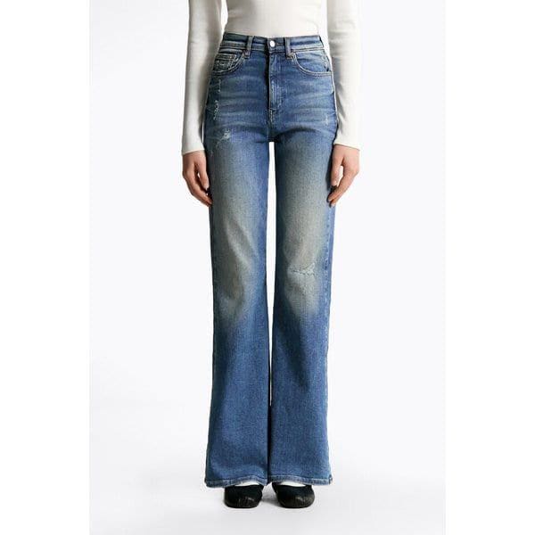 女性シルビアフレアデニムパンツ T32F0NEF10TWT1 TOMMY JEANS