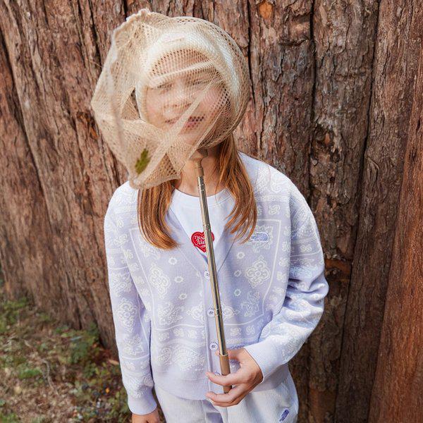 NJ5SR53U キッズペイズリーカーディガン