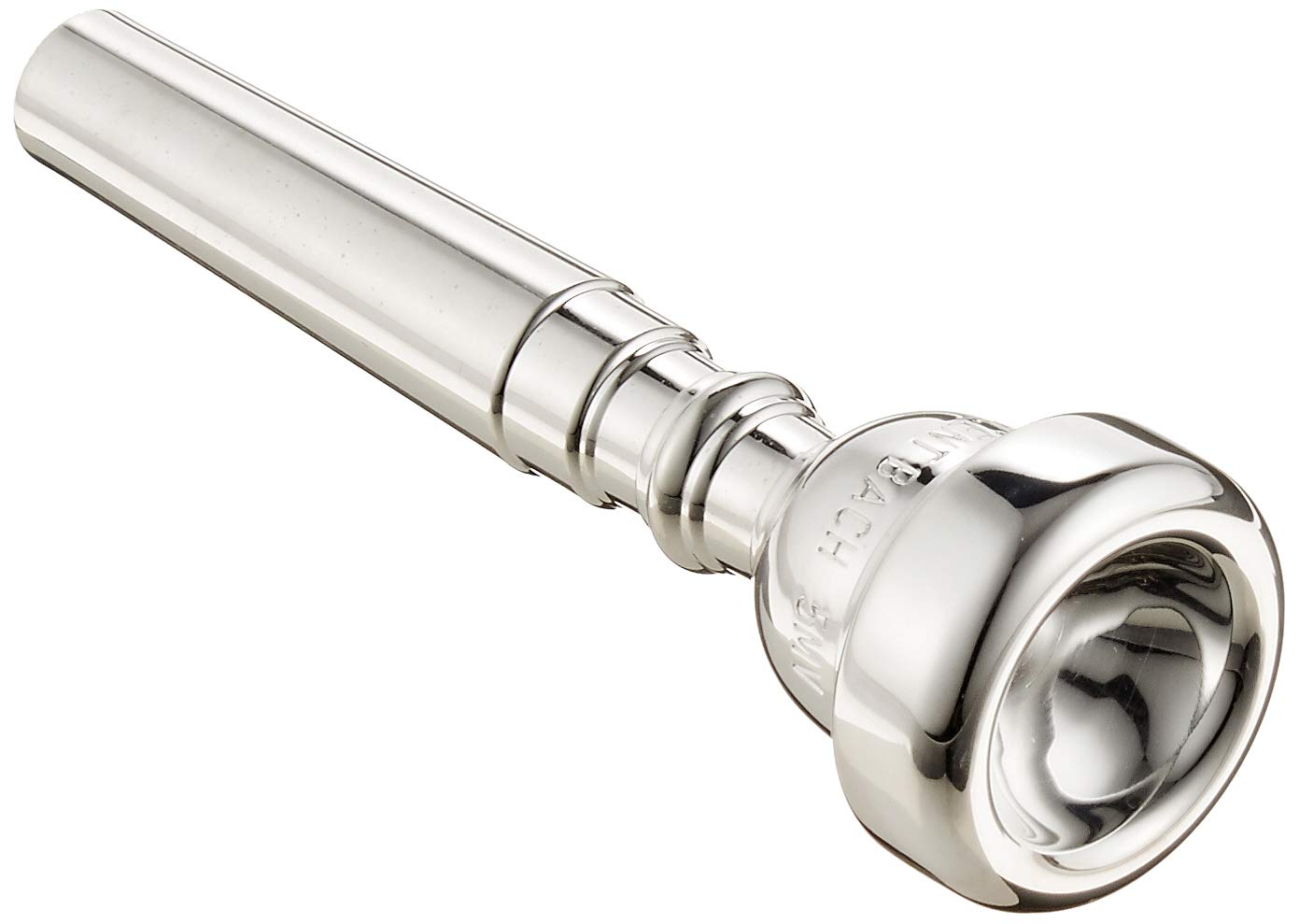 バック トランペット マウスピース 5MV 銀メッキ仕上げ