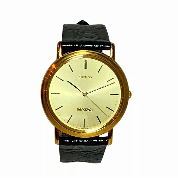 セイコー WTC 5E21 6000 クォーツ 30周年記念 腕時計 メンズ 【中古】