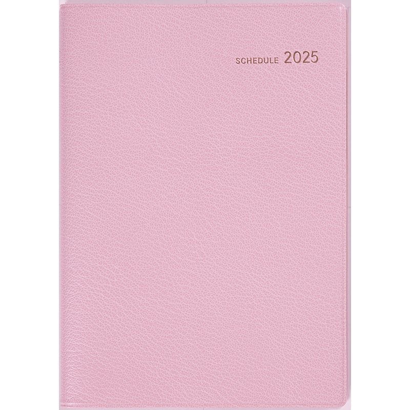 （まとめ買い）高橋書店 2025年 手帳 No.441 T ファミリー手帳 1 B6判 月間ブロック/横罫式 リュクスピンク [x3]