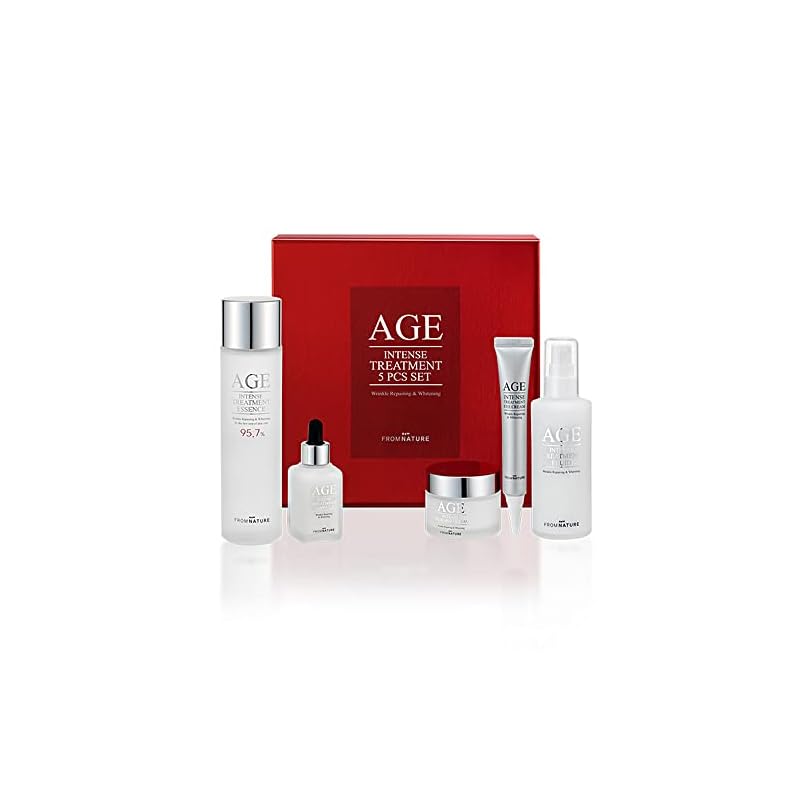 FROM NATURE 5 PCS SET フロムネイチャー エイジ インテンス トリートメント 5点セット エッセンス + アンプル + フルイド + クリーム + アイクリーム