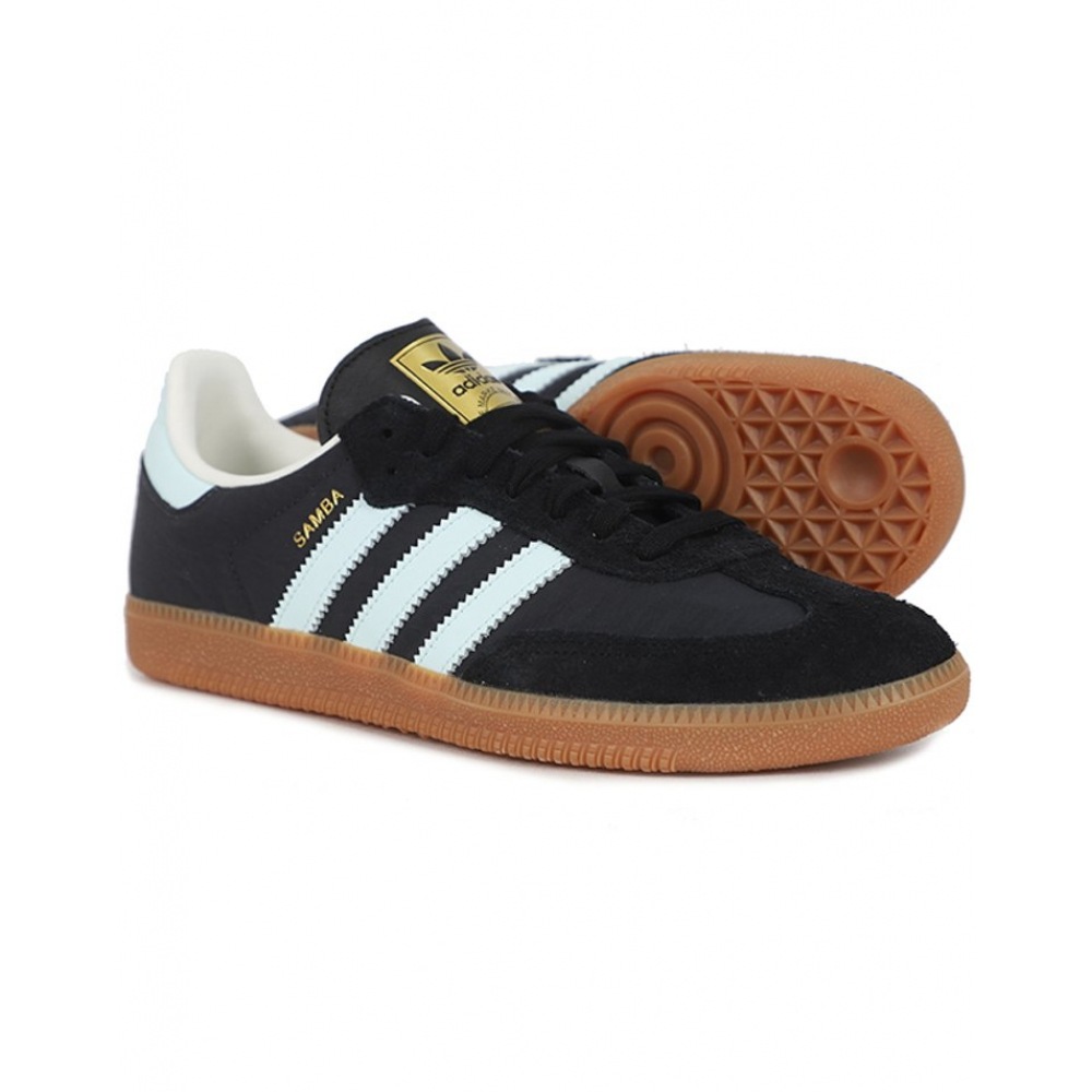 アディダス Samba OG スニーカー W カーボンほぼブルー