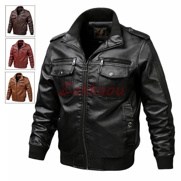 メンズ革ジャン 秋冬　レザージャケット 大きいサイズ カジュアル ライダースジャケット バイクウェア シングル 防寒防風 お兄系