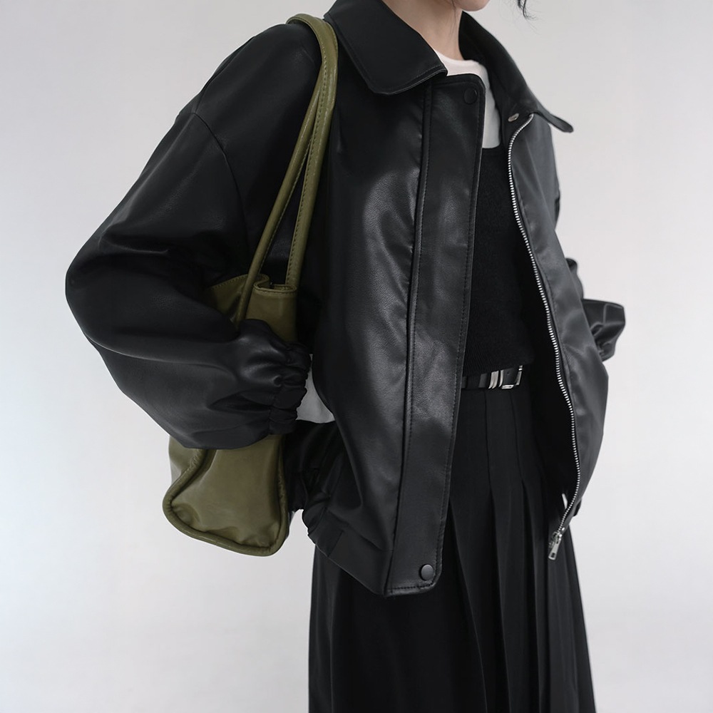 ユニバクシーカラーレザーブルージョンジャケット 6,699円