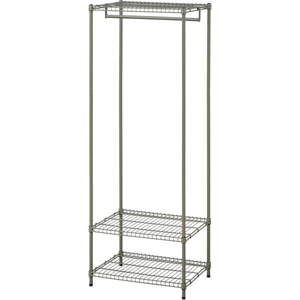 SEC-590W カーキ カラースチールシェルフ ワードローブ小 メーカー直送