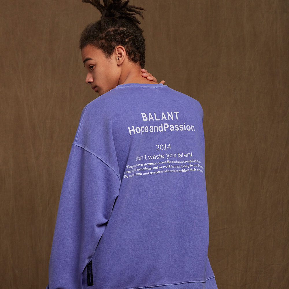 ピグメント·ホープ&パッション·スウェットシャツ - 紫色