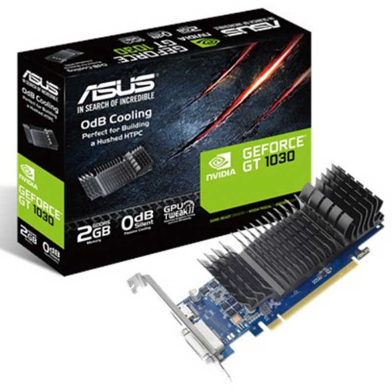 ASUS エイスース　グラフィックボード NVIDIA GeForce GT 1030搭載 PCI-Express［2GB/GeForce GTシリーズ］　GT1030-SL-2G-BRK