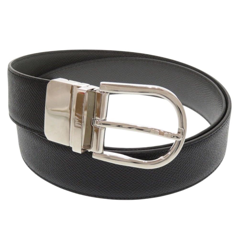 未使用品 ベルト レザー ブラック 0535【中古】 メンズ