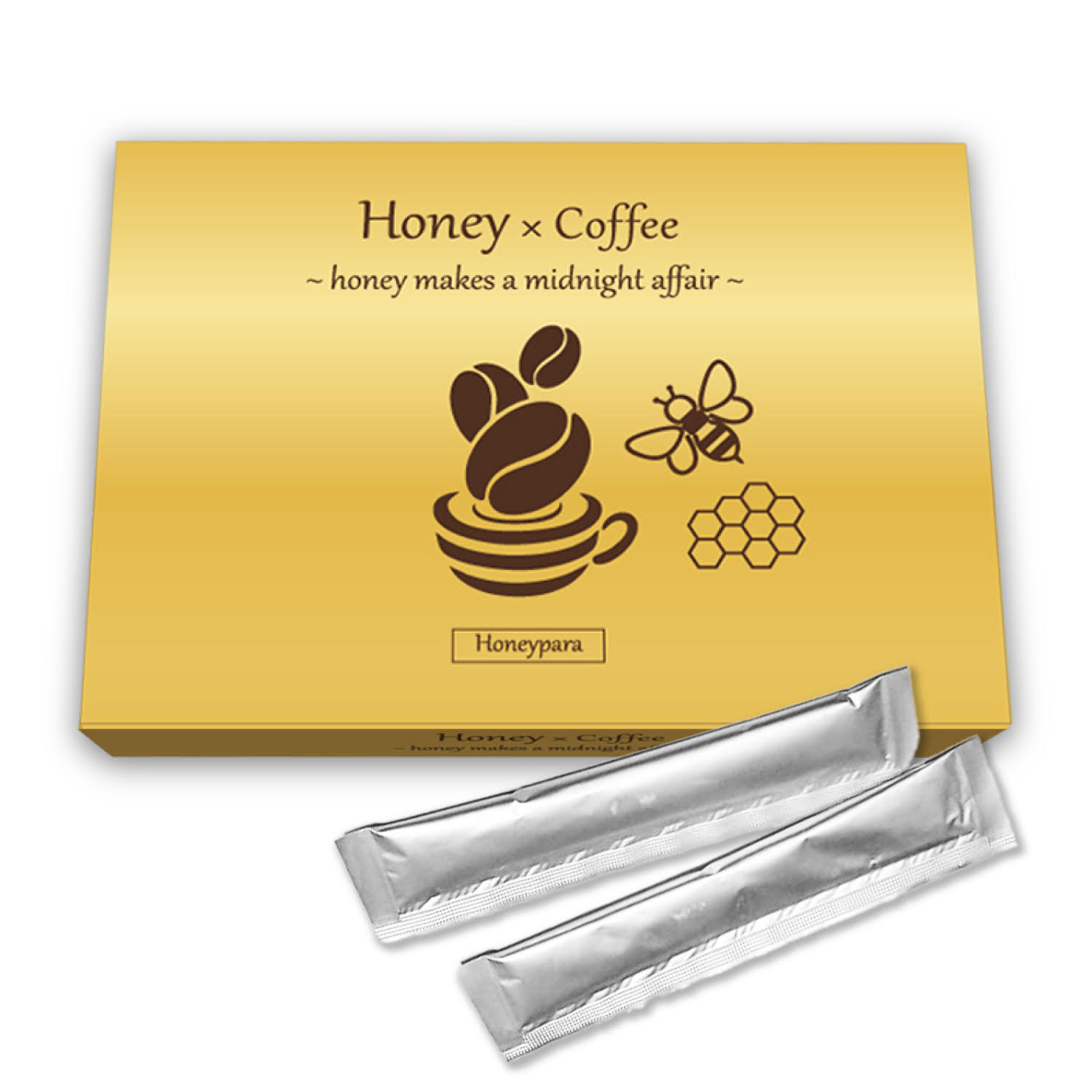 【公式店】 マカ 高麗人参 ハチミツ コーヒー Honeypara ハニパラ 日本製 ハニーコーヒー フレーバー 生コーヒー豆 厳選8成分 分包タイプ 10g×20本 ドリンク はちみつコーヒー