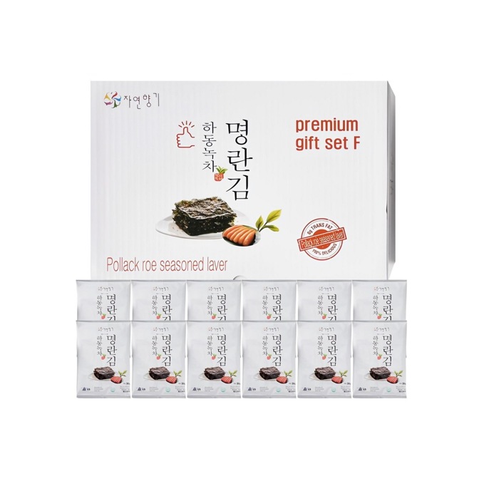 ハドン緑茶明太キム全長ギフトセット12p360g1個