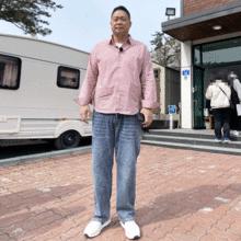 ヒョン・ジュヨプ監督協賛 WMH619 ウォッシング ワイドフィット バンディング ジーンズ