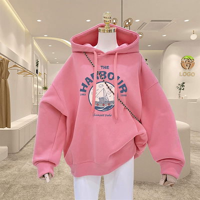 【週末セール】まあたそ　BEFTEY ピンク フード付きパーカー 週末セール】まあたそ BEFTEY ピンク フード付きパーカー 週末セール