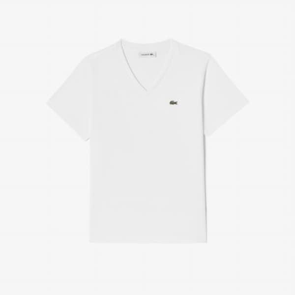 (女性)26SS ベーシック Vネック 半袖 Tシャツ TF833E-56G 001 (ホワイト)
