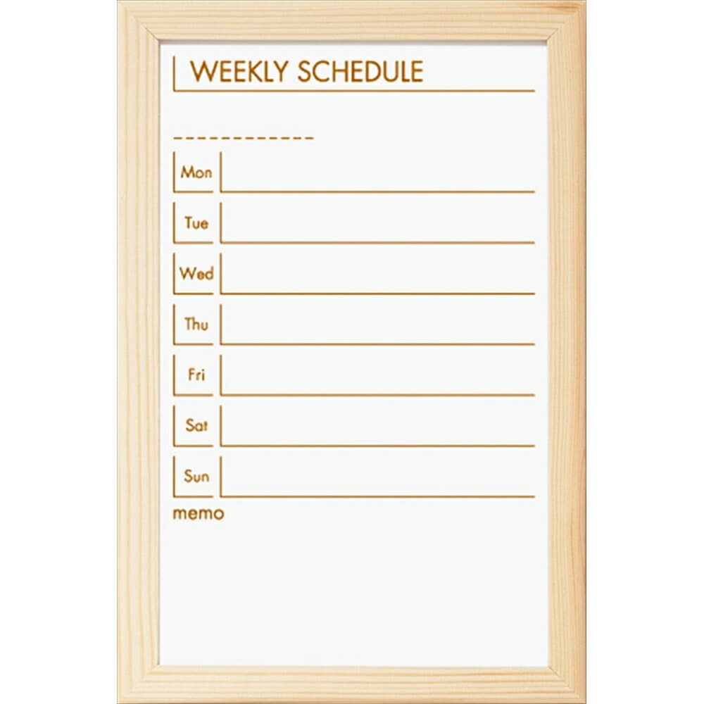 （まとめ買い）ウッドスケジュールボード 330x220 SBM-E3322 [x3]