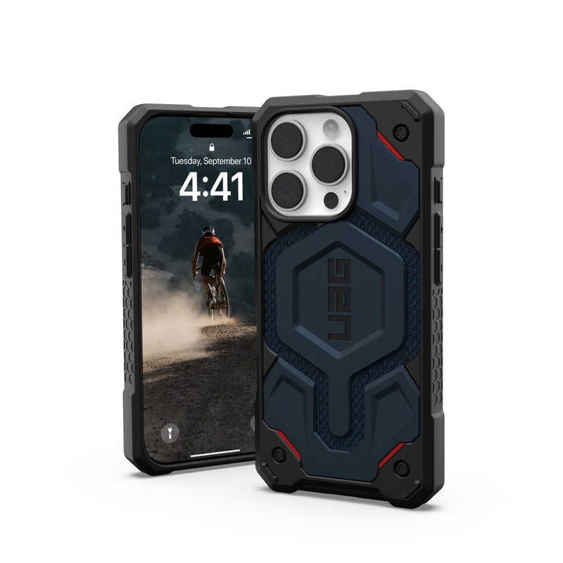 UAG　iPhone 16 Pro 耐衝撃ケース MAGSAFE対応 MONARCH PRO ケブラーマラード　UAG-IPH24MA-PMS-KM 8,891円