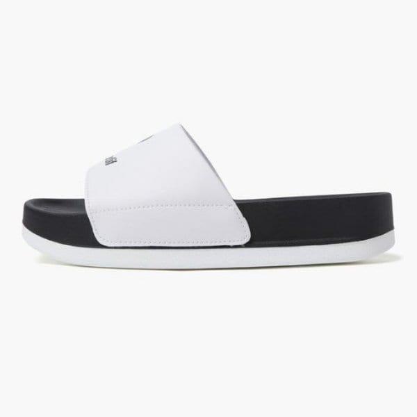 スリッパサンダル KQF QQ123LSD11-WBK ムーディアイ マキシ / WHITE X BLACK