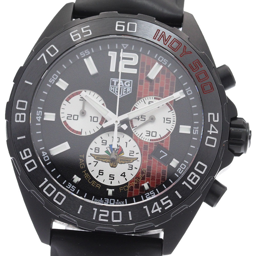 タグホイヤー TAG HEUER CAZ101AD フォーミュラ1 インディ500 1500本限定 クロノグラフ クォーツ メンズ 箱・保証書付き_940223【中古】