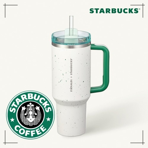 STARBUCKS公式 SS スタンレー グリーン クエンチャー タンブラー 1183ml 韓国人気 限定 おしゃれ