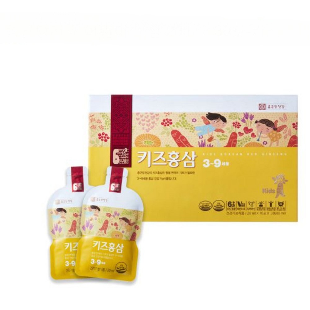 ジョングンダン健康ジョングンダンキッズ紅参20ml30包 9,933円