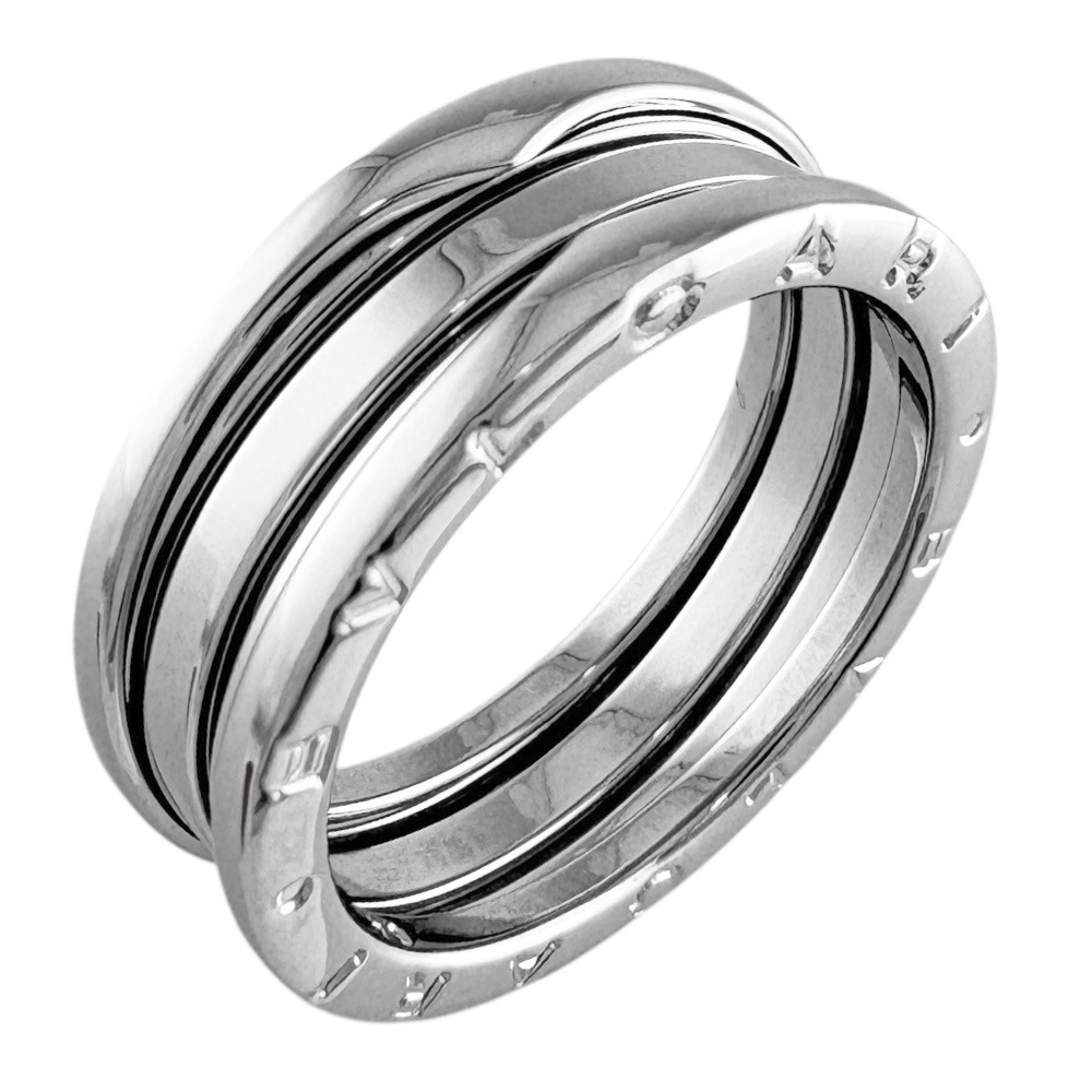 ブルガリ B-zero.1 3バンド リング 指輪 23号 18金 K18ホワイトゴールド BVLGARI 中古 美品